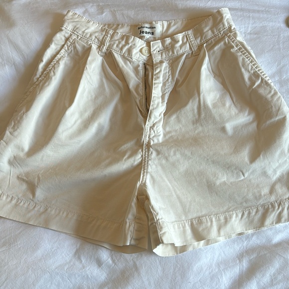 Reformation pleated cotton shorts - Picture 1 of 4